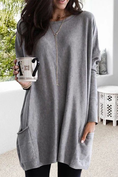 Maree - Oversized round neck jumper for women