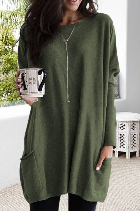 Maree - Oversized round neck jumper for women
