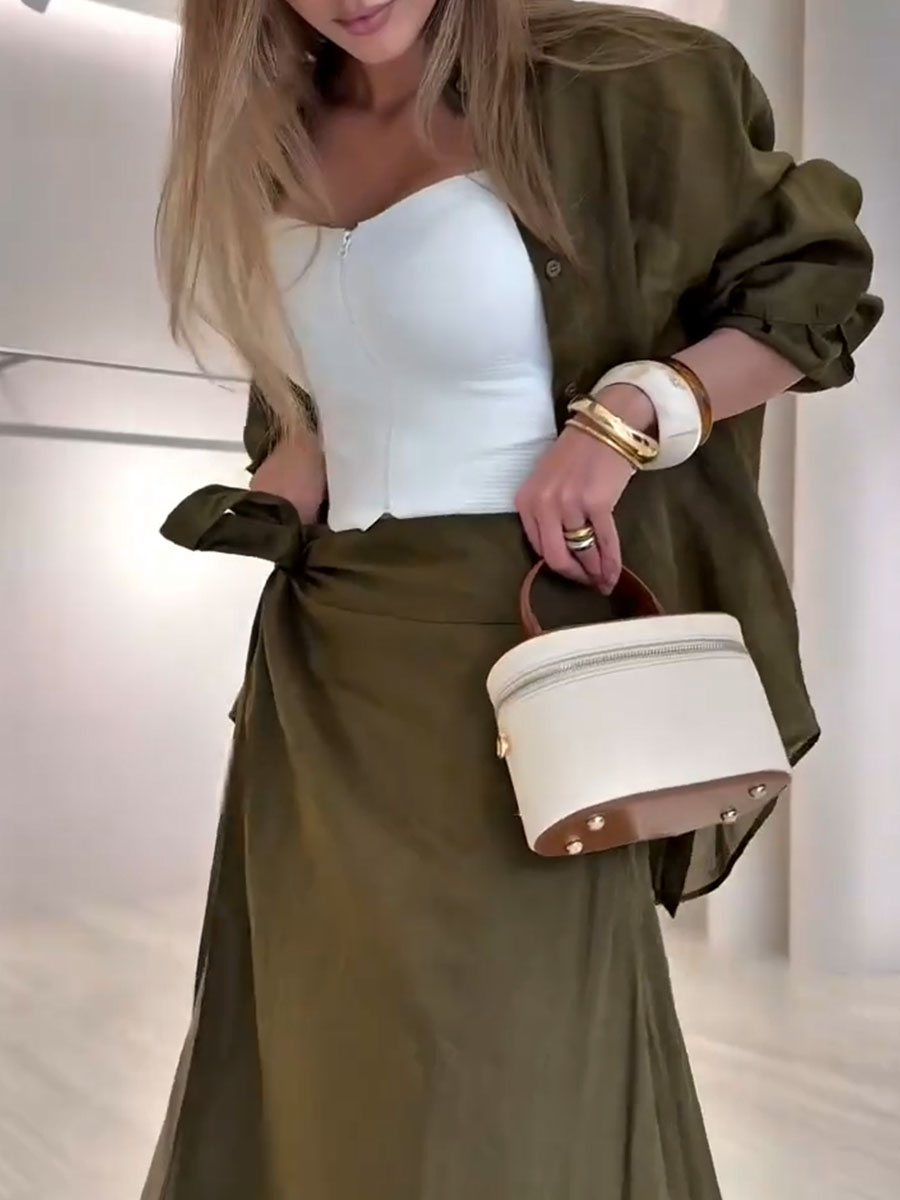 Arden™ – Flowing Wrap Maxi Skirt