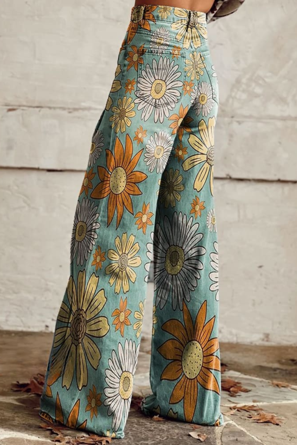 Macy - Floral Happiness Flare Pants