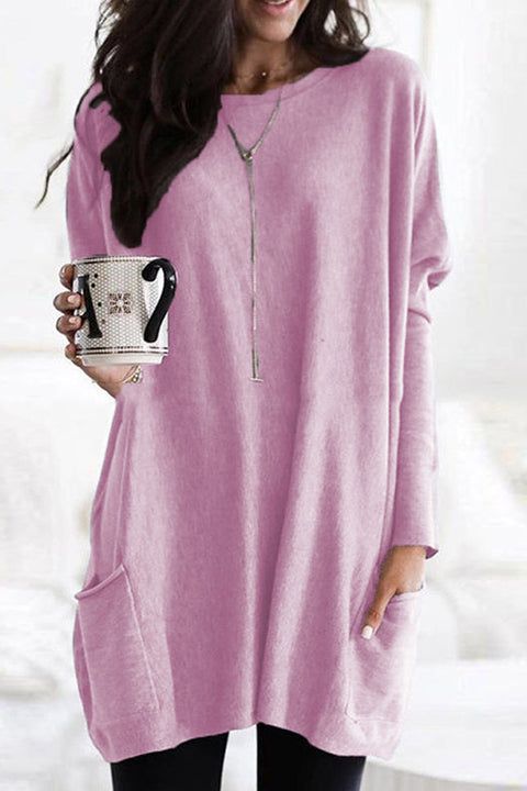 Maree - Oversized round neck jumper for women