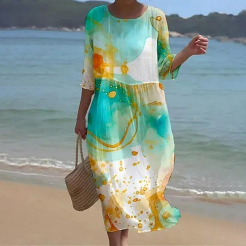 Mara™ | Elegant Floral Dress