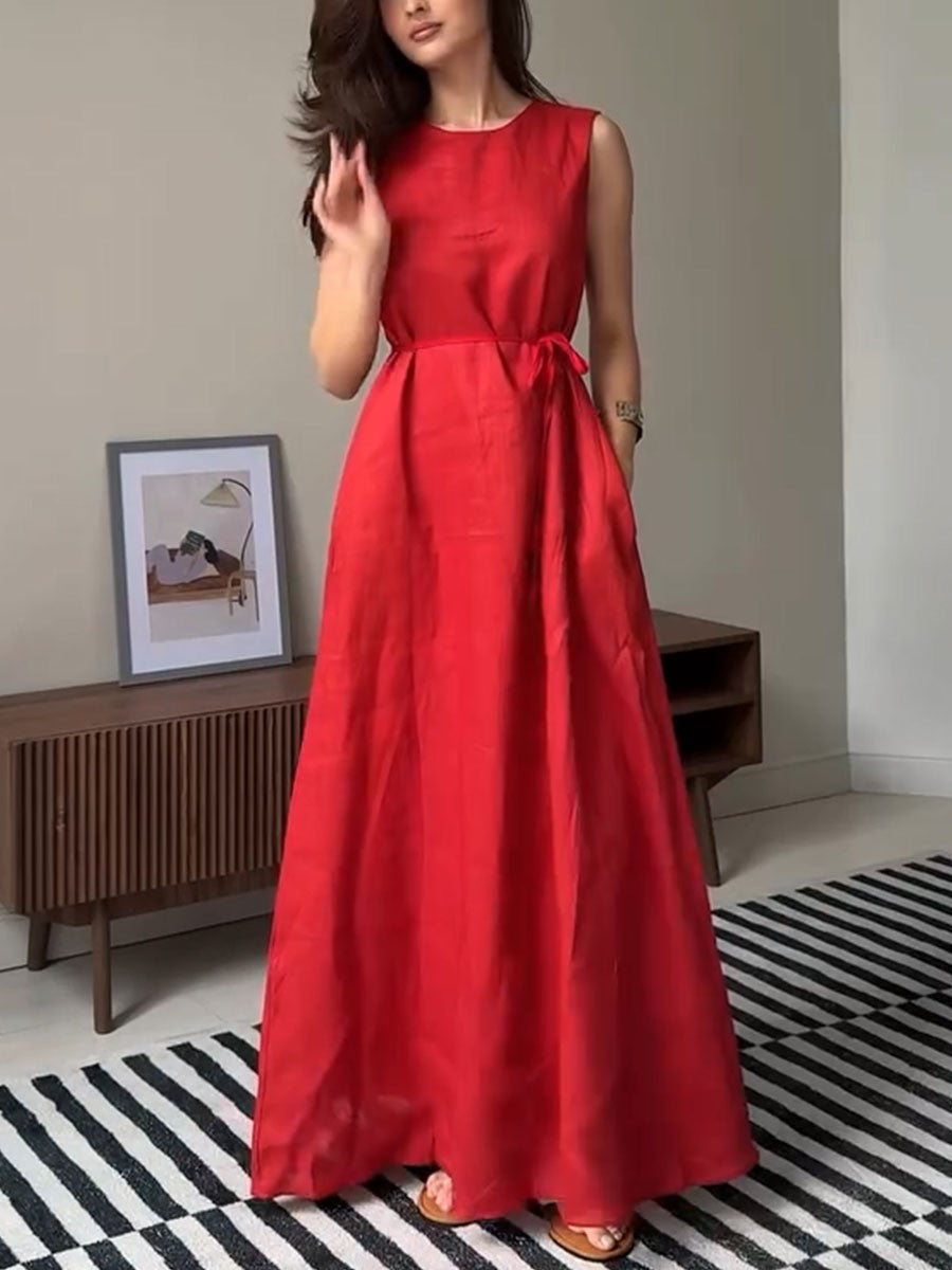 Evelisse™ – Radiant Sleeveless Maxi Dress