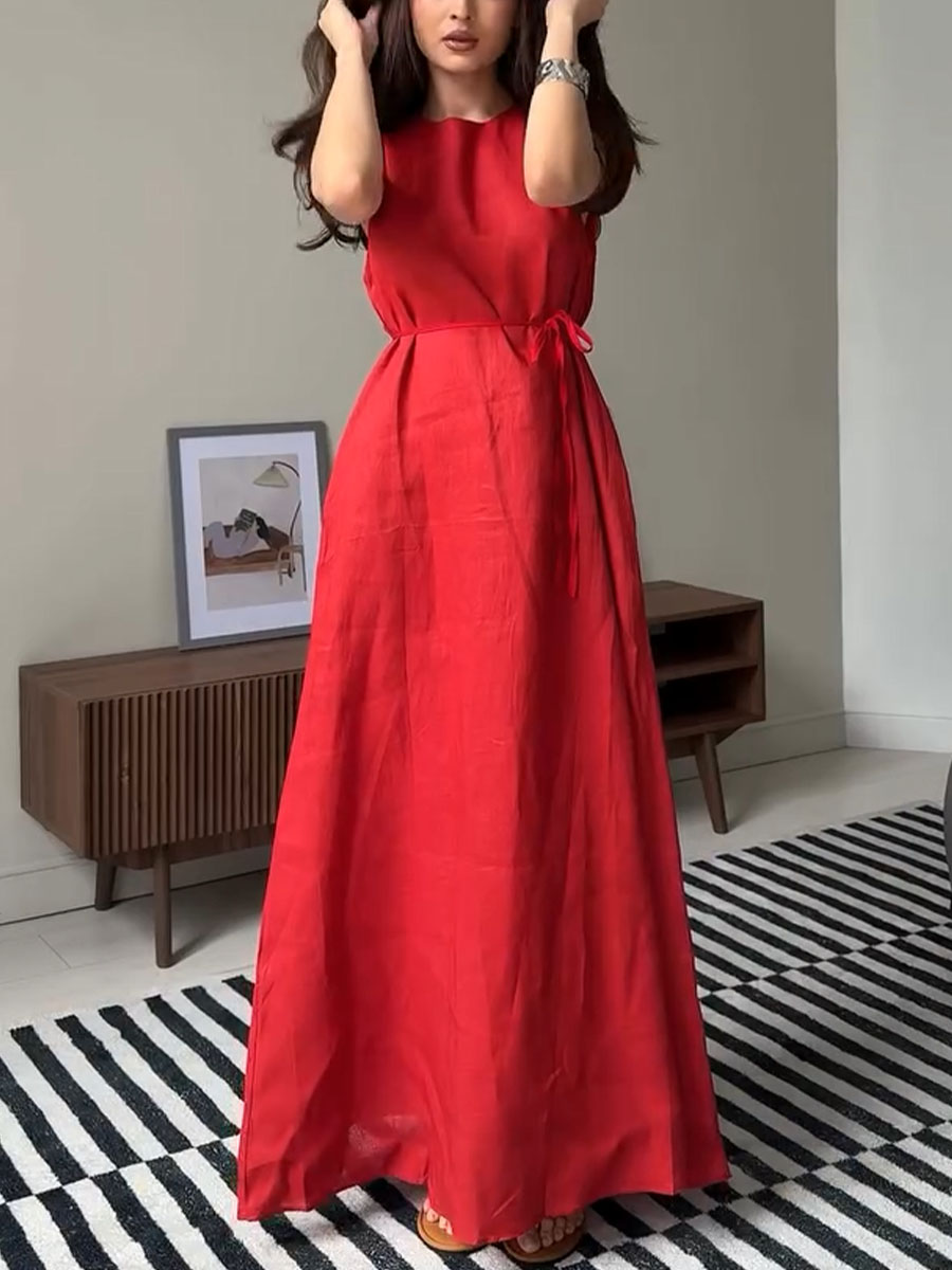 Evelisse™ – Radiant Sleeveless Maxi Dress