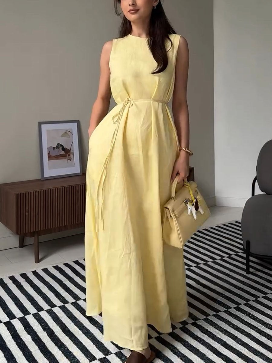 Evelisse™ – Radiant Sleeveless Maxi Dress