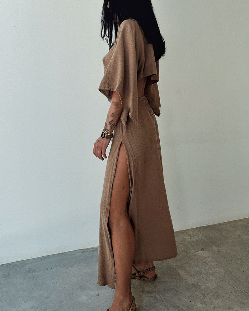 Isolde™ – Modern Cut-Out Maxi Set