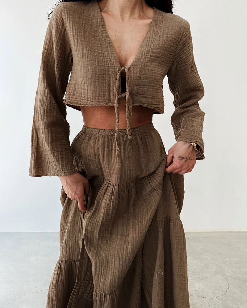 Noelle™ – Allure Cut-Out Maxi Dress