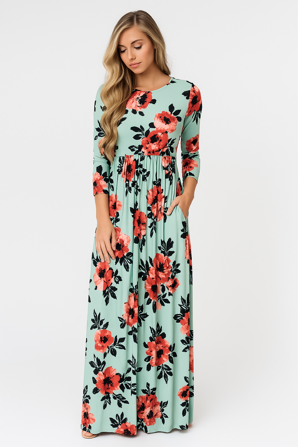 Madeline - Floral Maxi Dress