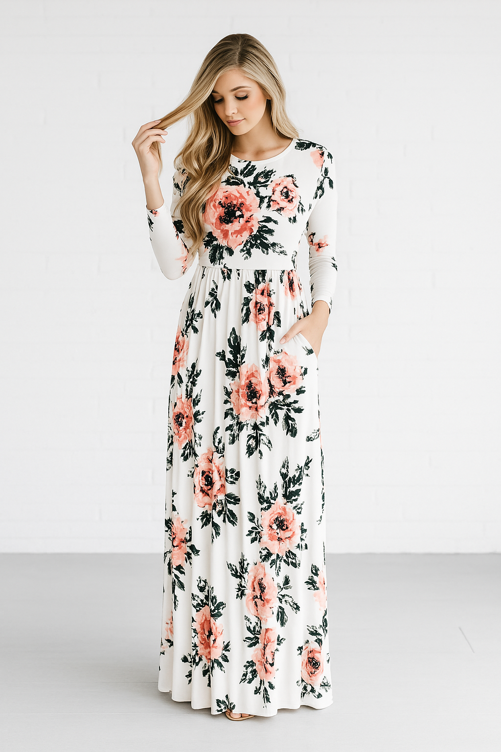 Madeline - Floral Maxi Dress