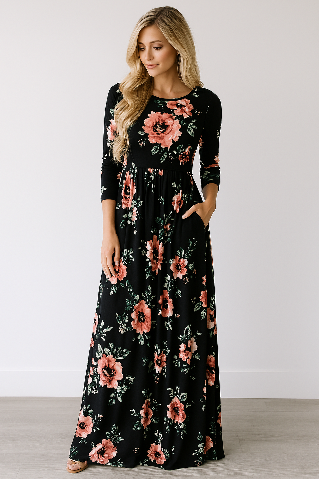 Madeline - Floral Maxi Dress