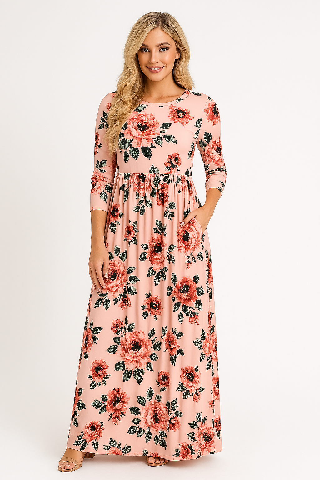 Madeline - Floral Maxi Dress