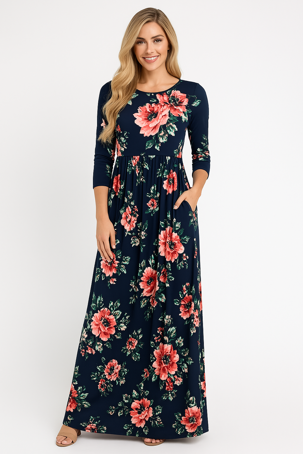 Madeline - Floral Maxi Dress