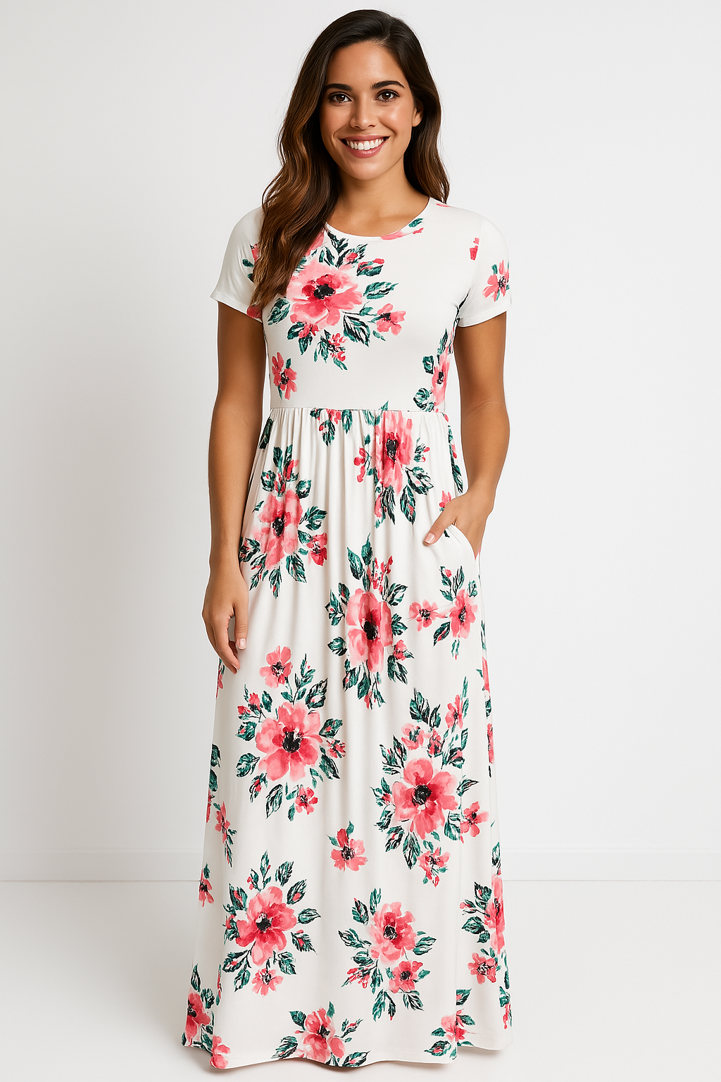Weslie - Floral Maxi Dress