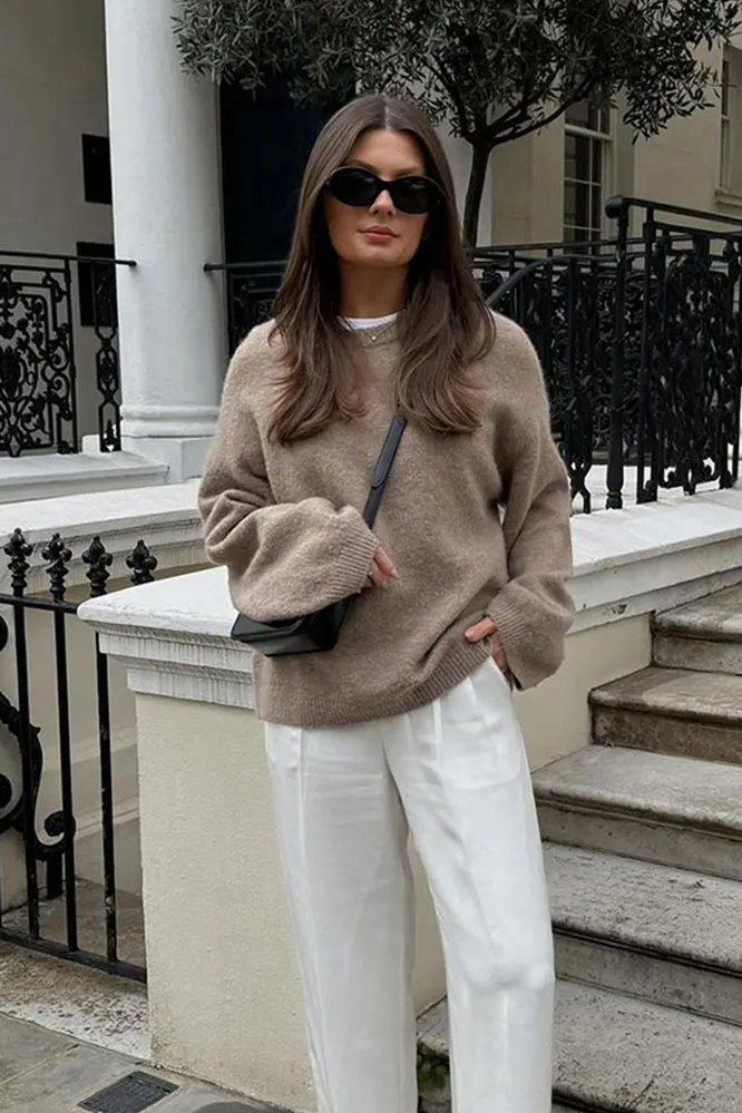 Denise - Fluffy Knit Jumper