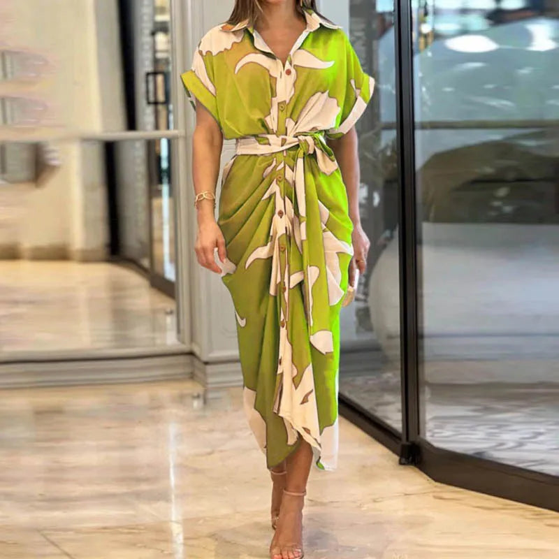 Amalia | Luxury Long Wrap Dress (Almost Sold Out)