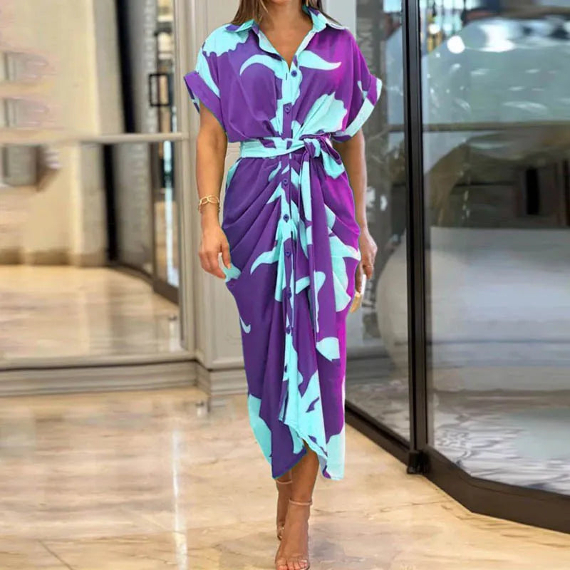Amalia | Luxury Long Wrap Dress (Almost Sold Out)