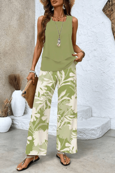 Palm Whisper – Elegant Set