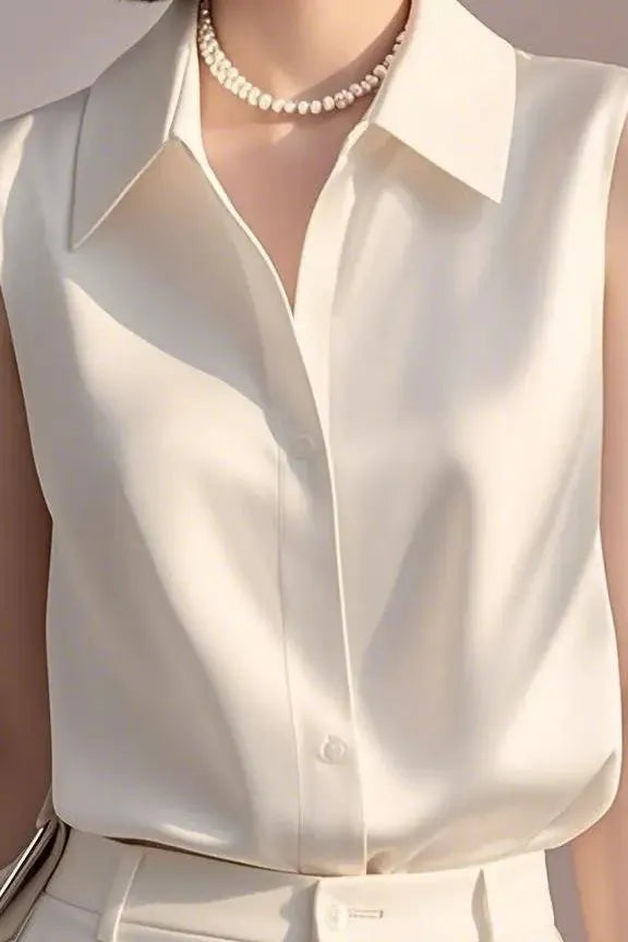 Satin Summer Blouse