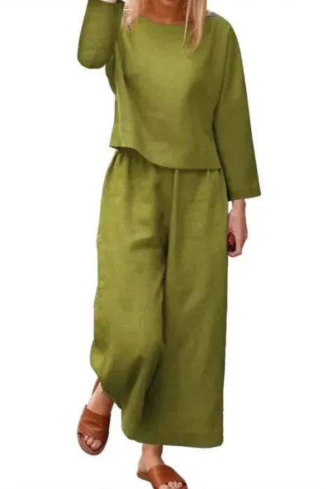 The Ayla – Earthlight Linen Set