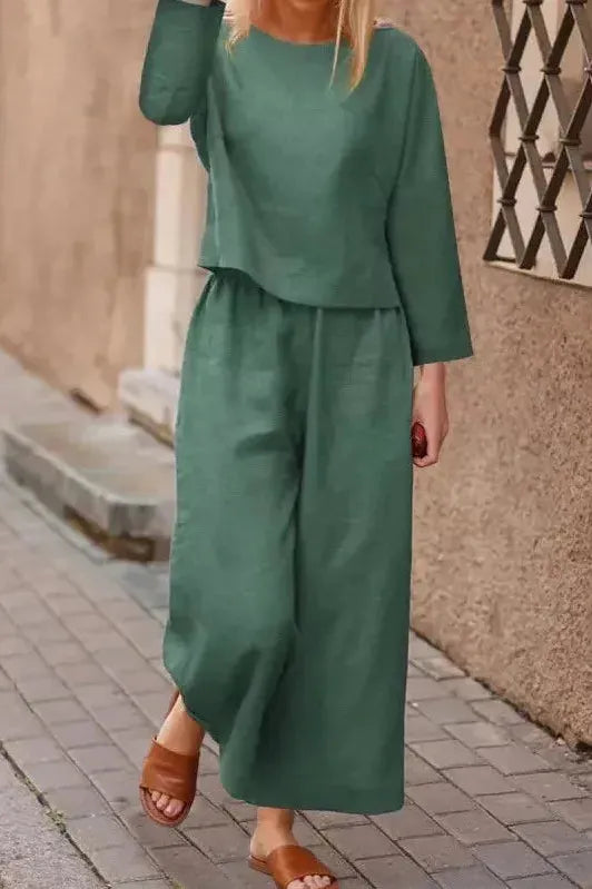 The Ayla – Earthlight Linen Set