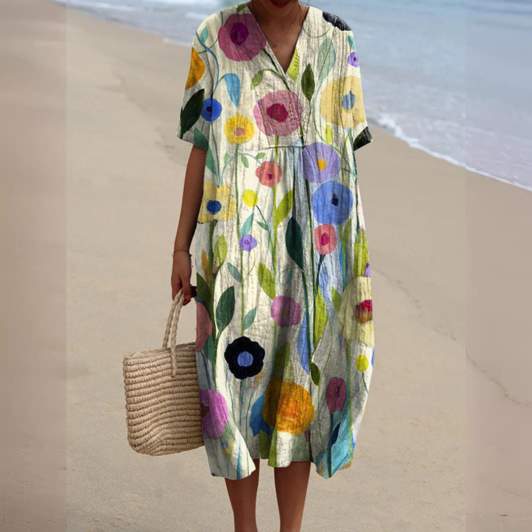 Emma™ | Joyful Floral Dress