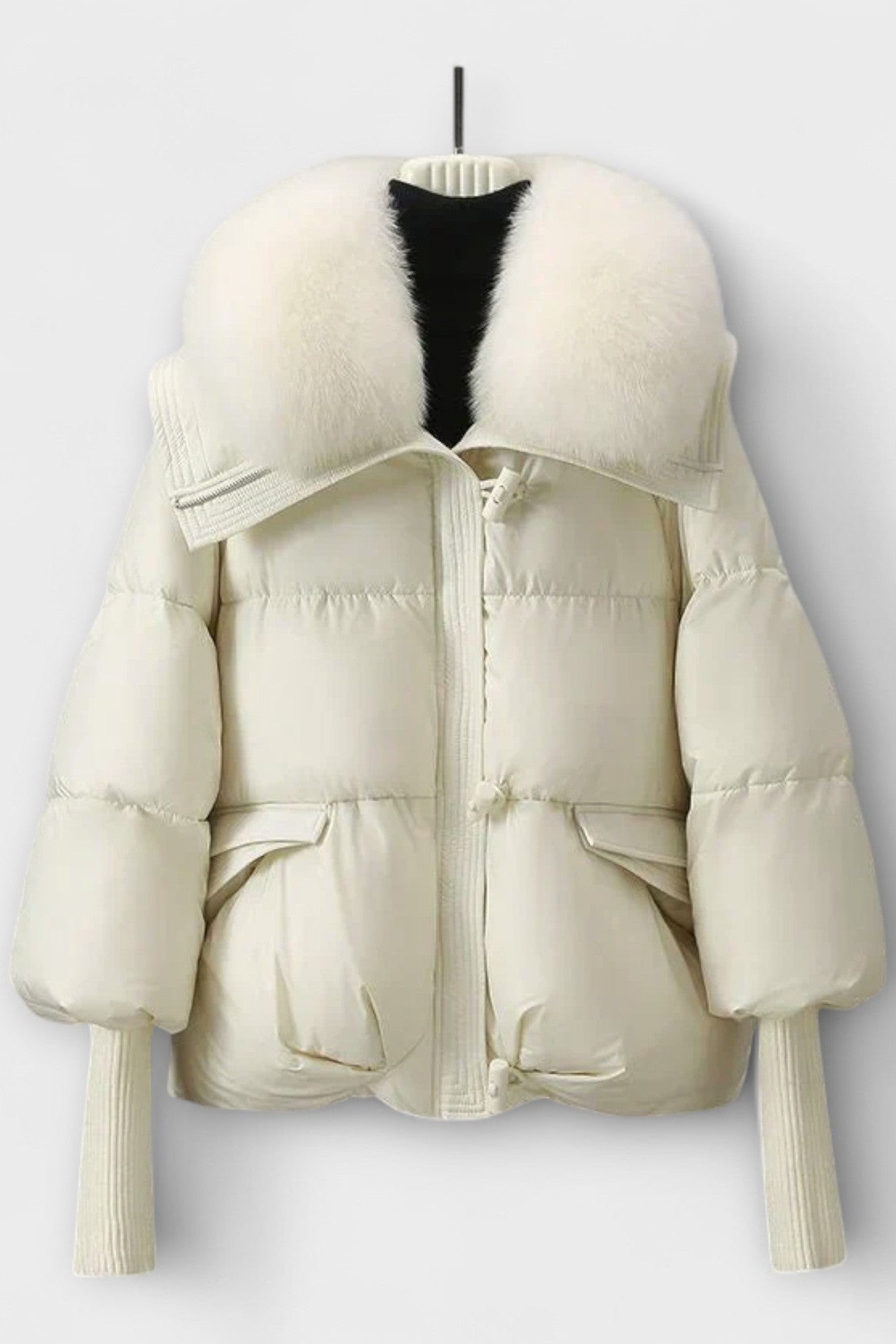 Elegant Coat with Fur