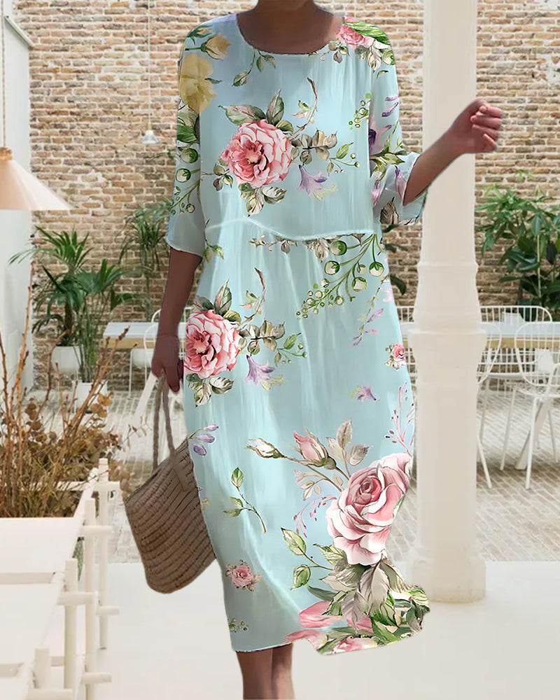 Mara™ | Elegant Floral Dress