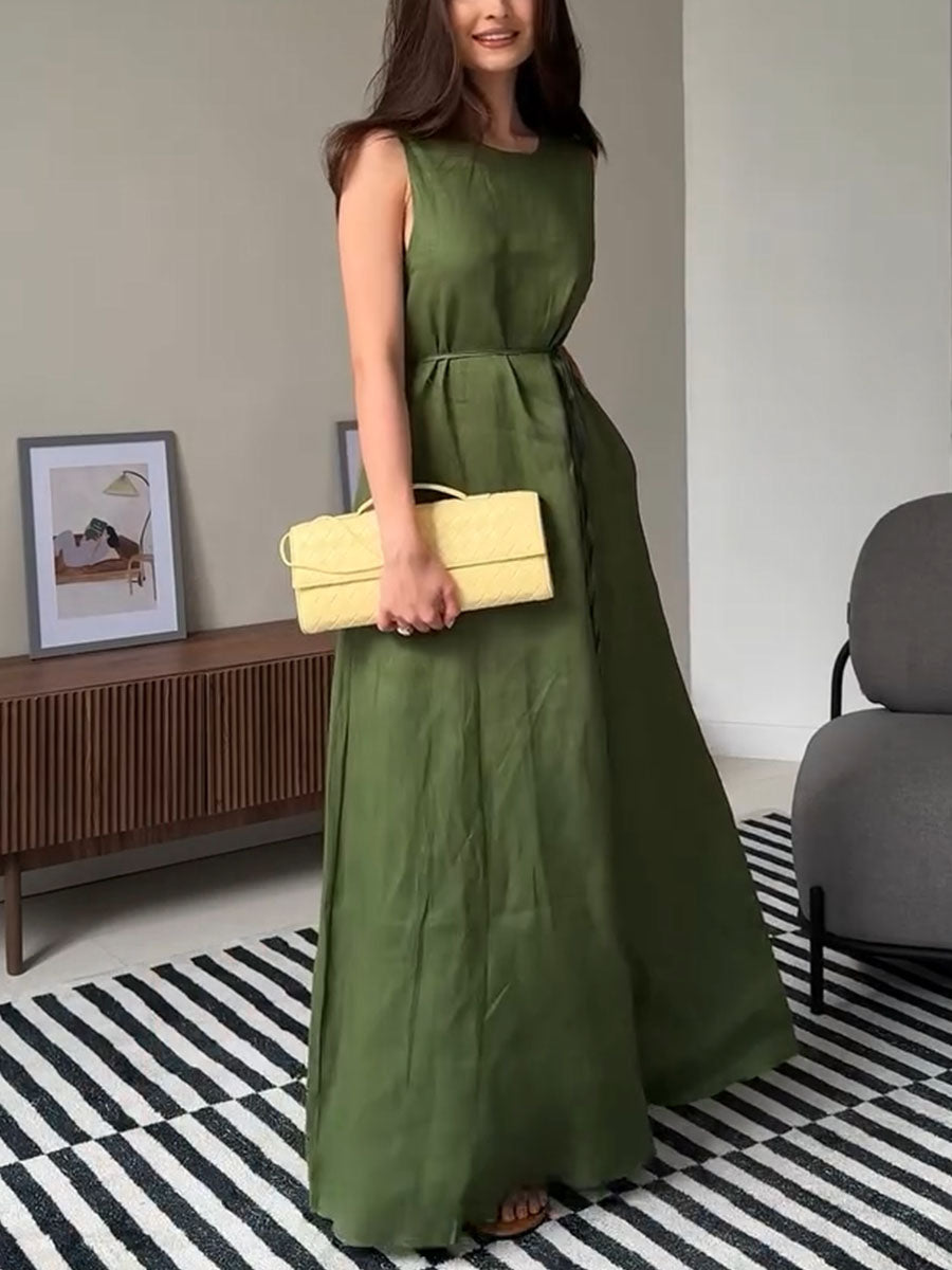 Evelisse™ – Radiant Sleeveless Maxi Dress