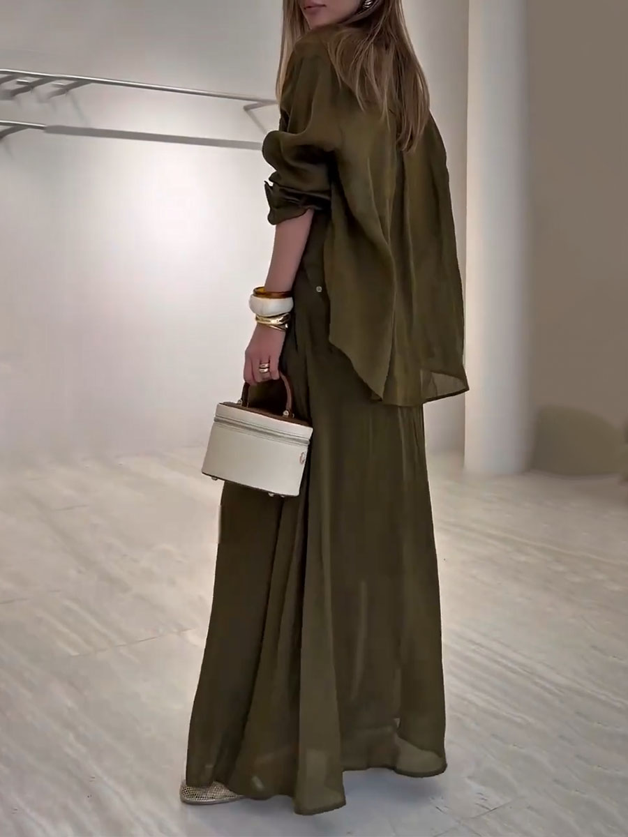 Arden™ – Flowing Wrap Maxi Skirt