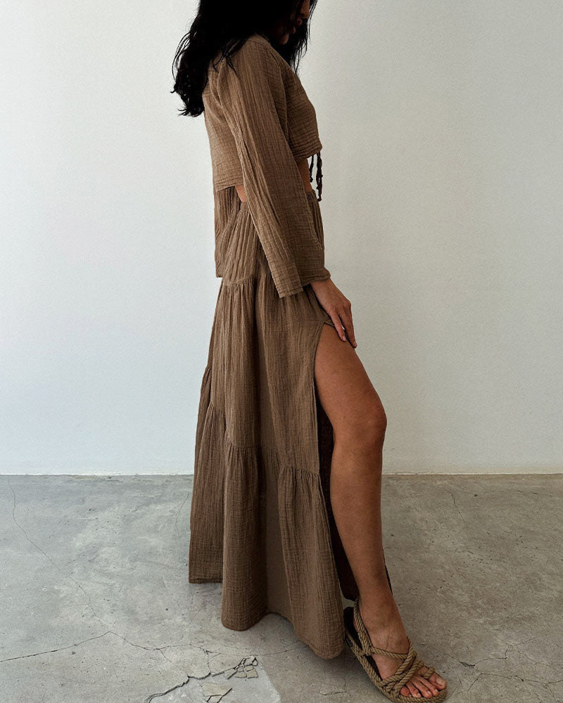 Noelle™ – Allure Cut-Out Maxi Dress