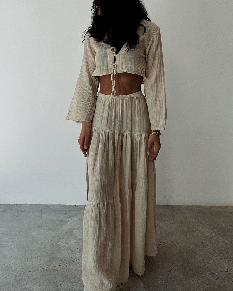 Noelle™ – Allure Cut-Out Maxi Dress
