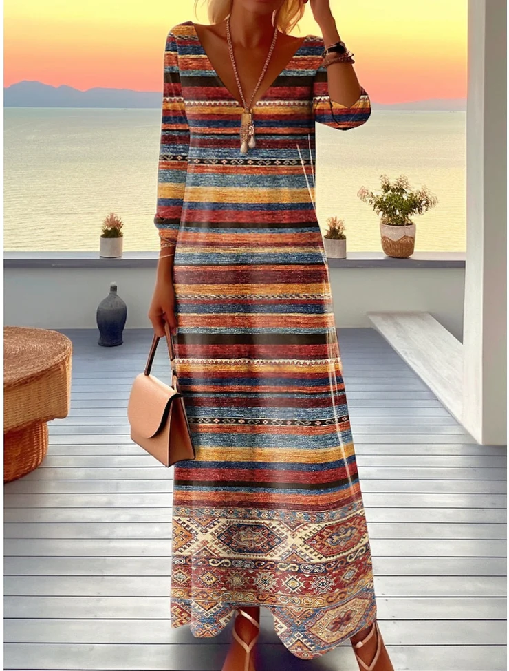 Colette™ | Long Sleeve Maxi Dress