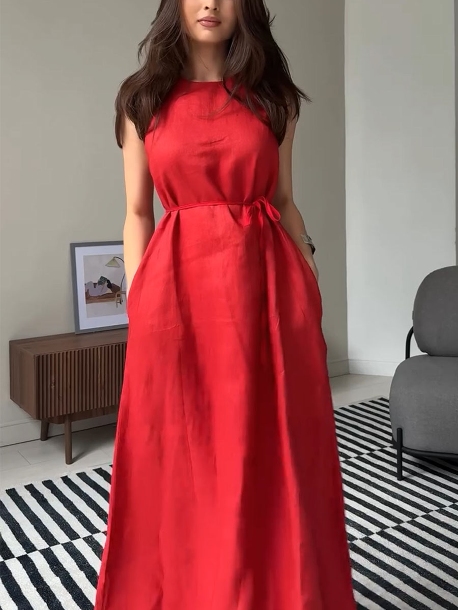 Evelisse™ – Radiant Sleeveless Maxi Dress