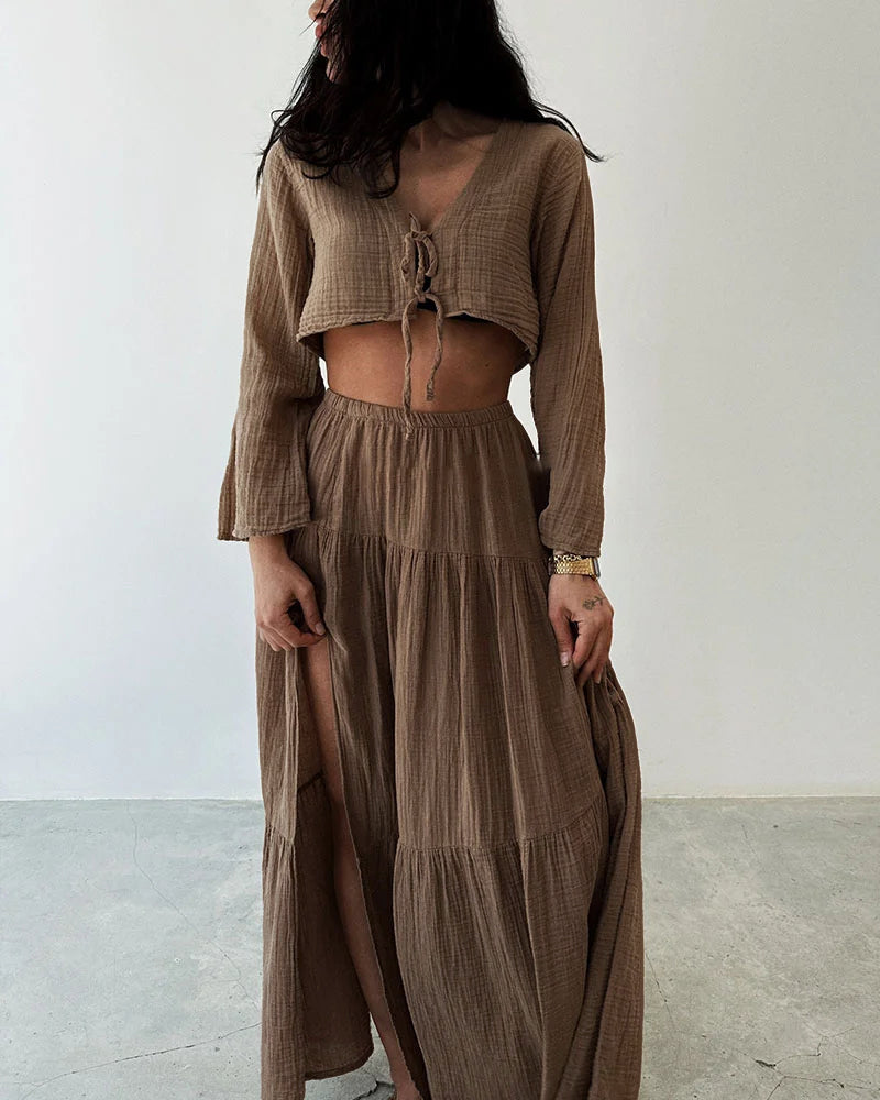 Noelle™ – Allure Cut-Out Maxi Dress