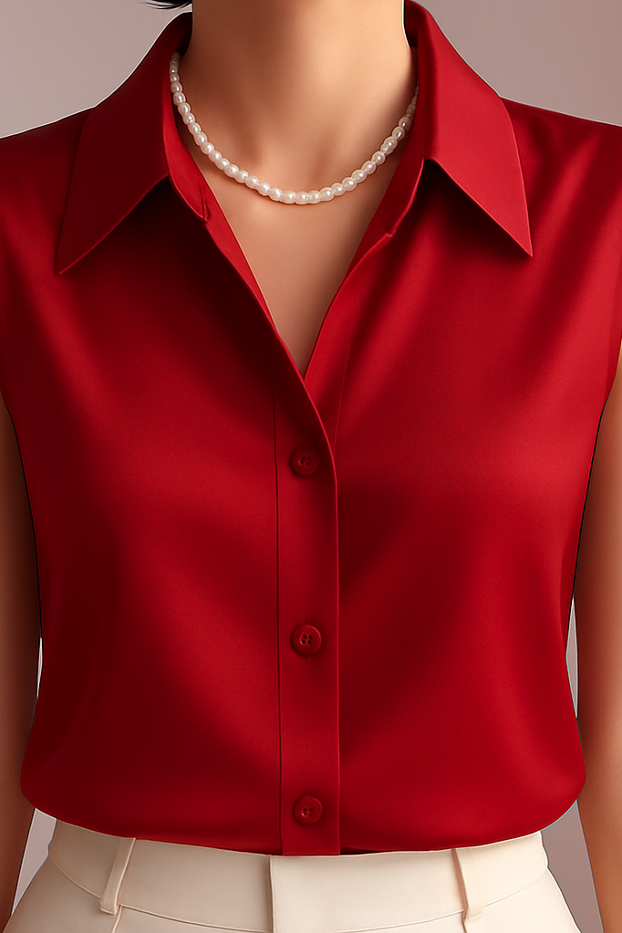 Satin Summer Blouse