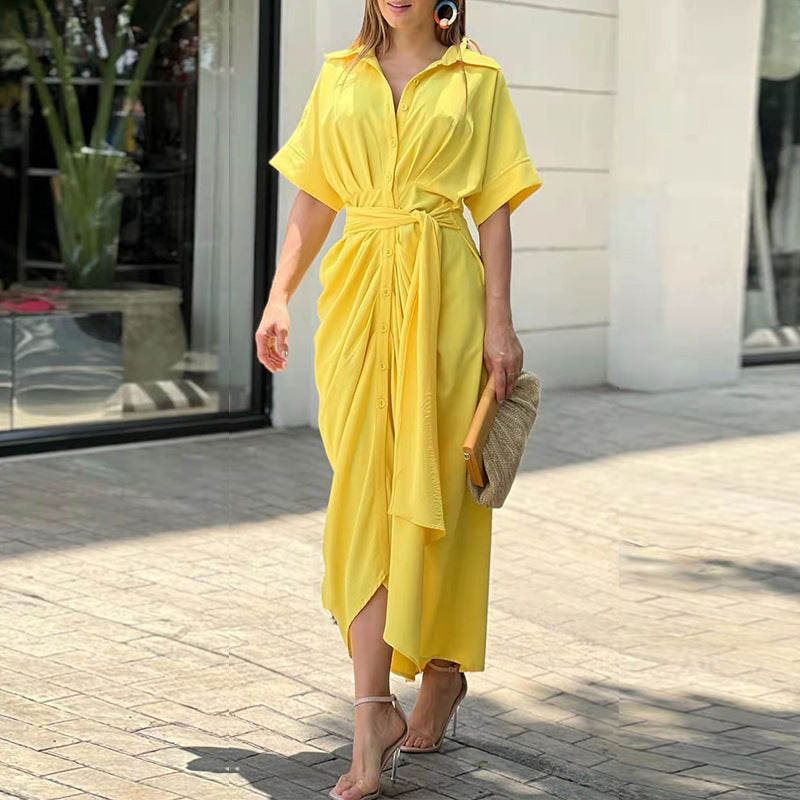 Amalia | Luxury Long Wrap Dress (Almost Sold Out)