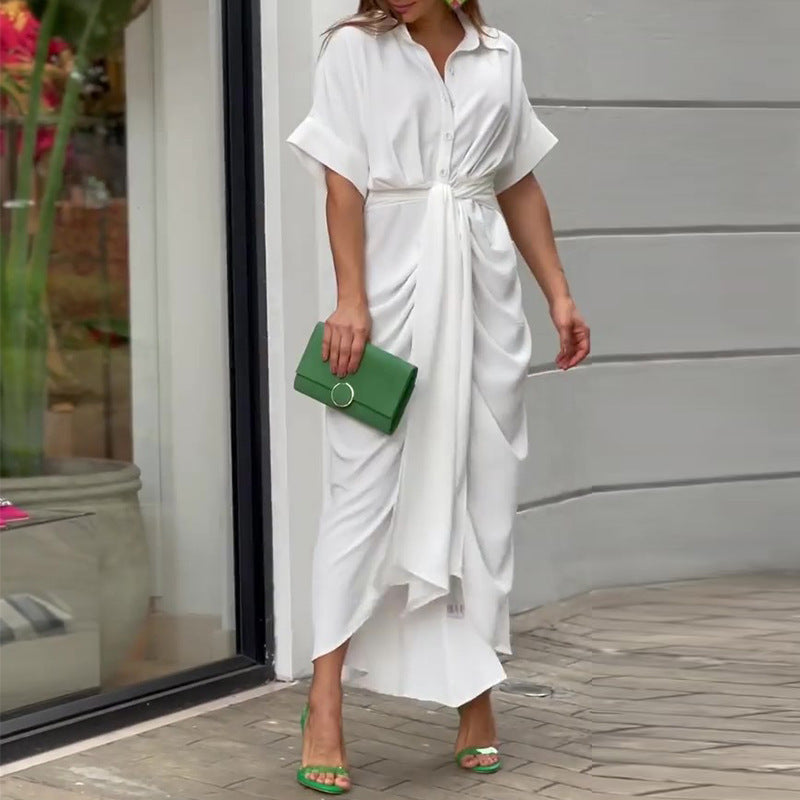 Amalia | Luxury Long Wrap Dress (Almost Sold Out)