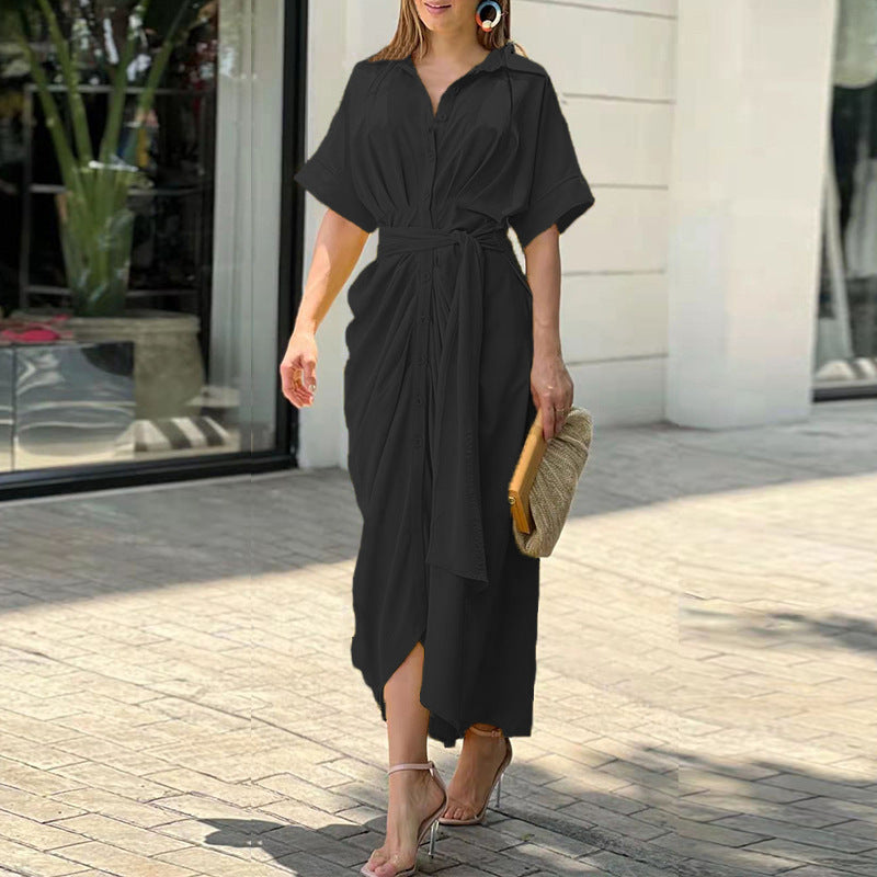 Amalia | Luxury Long Wrap Dress (Almost Sold Out)