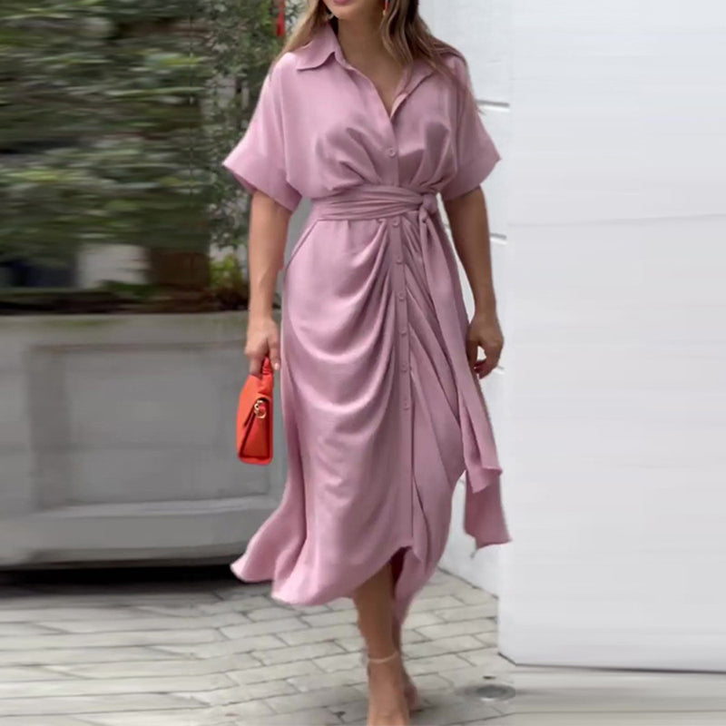 Amalia | Luxury Long Wrap Dress (Almost Sold Out)