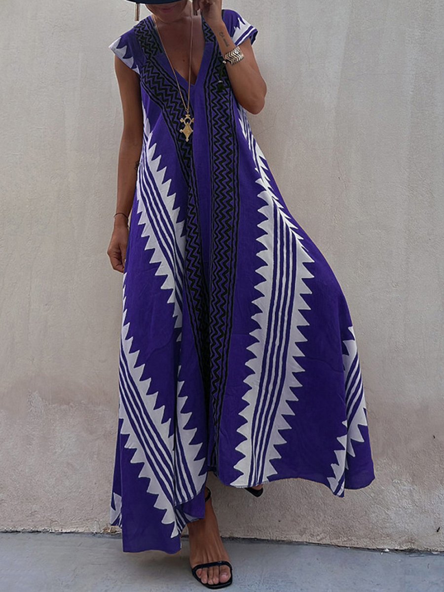 Bohème™ | Sleeveless V-neck Dress
