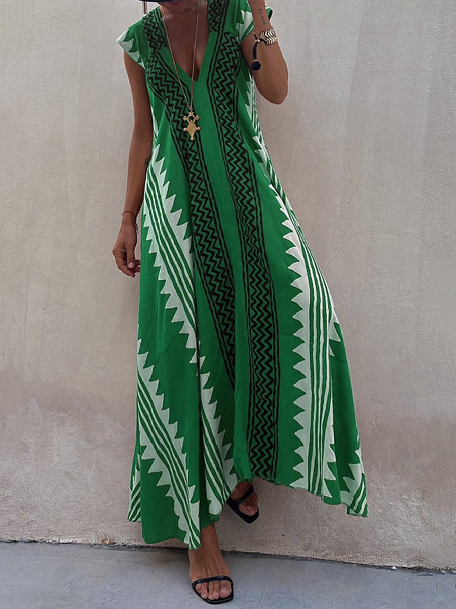 Bohème™ | Sleeveless V-neck Dress