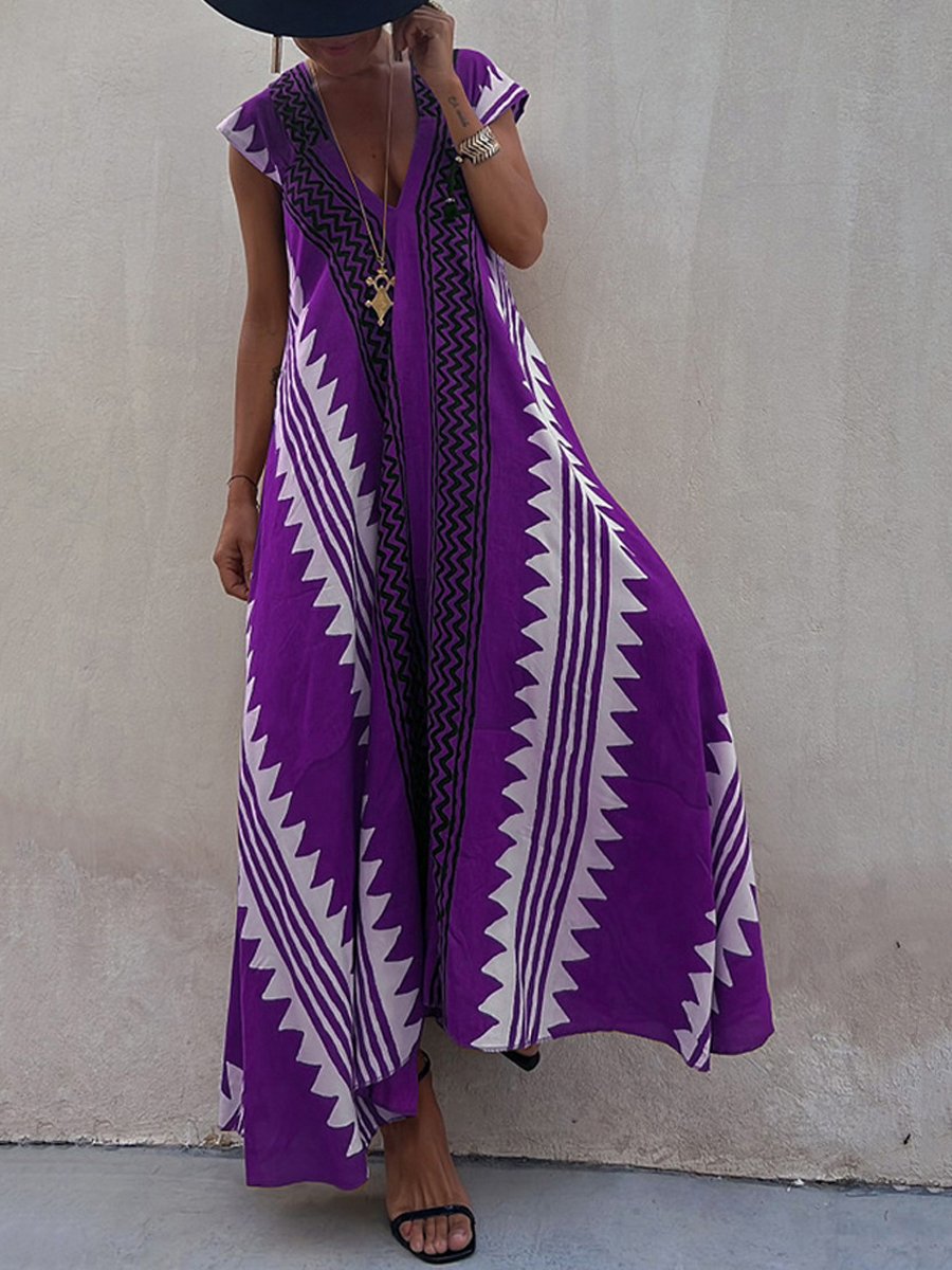 Bohème™ | Sleeveless V-neck Dress