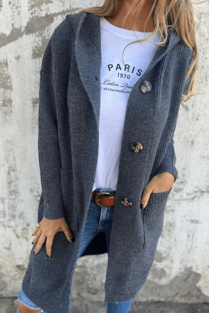 Leah - Elegant Long Cardigan