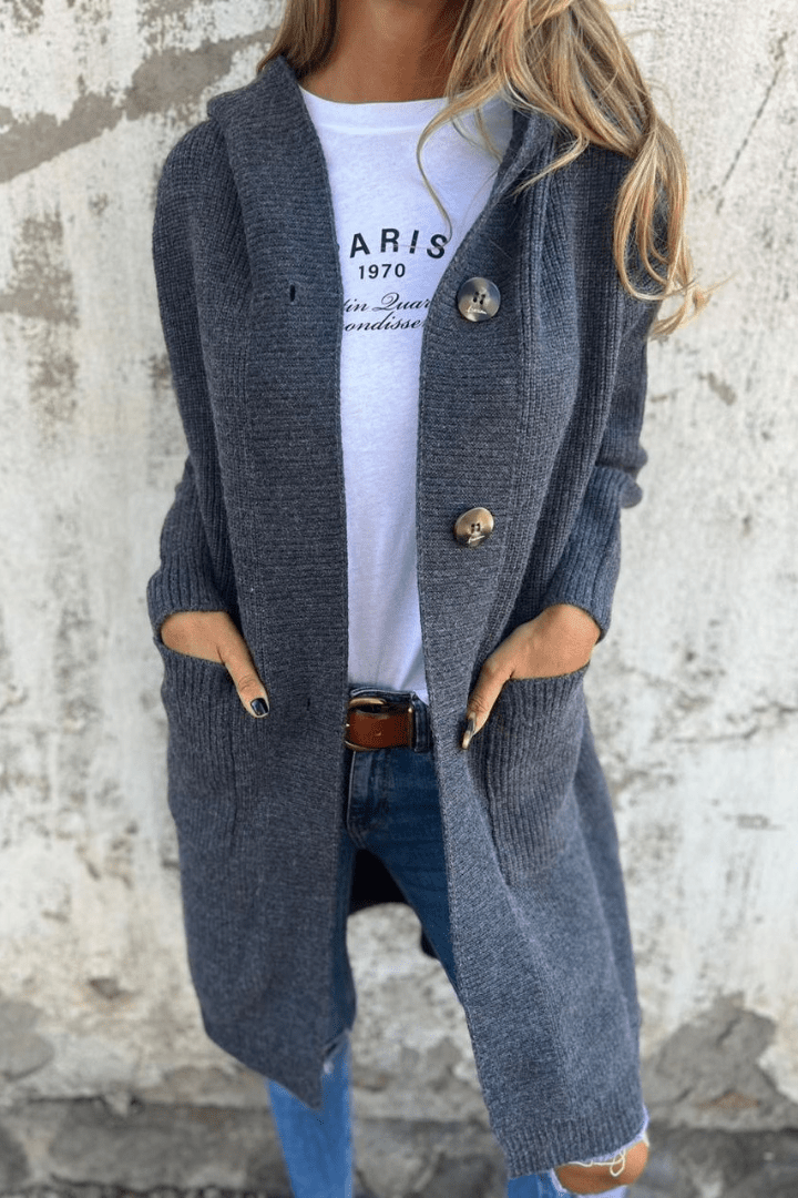 Leah - Elegant Long Cardigan