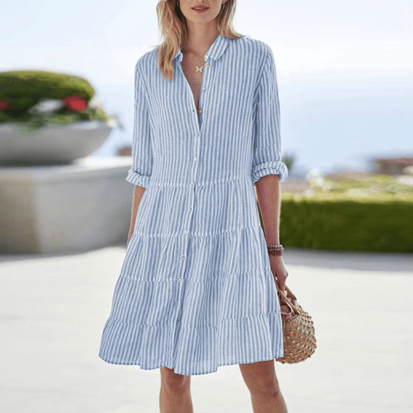 Lolita | Airy Striped Dress