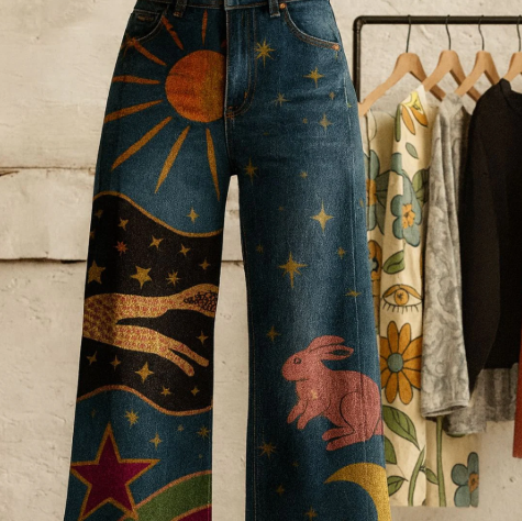 Colored Flared Pants