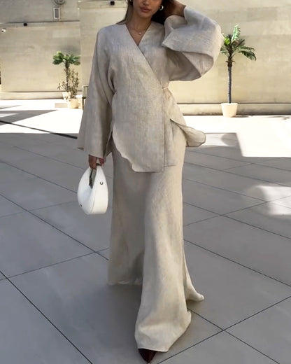 Celestia™ – Flowing Elegance Maxi Dress