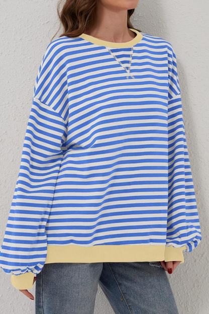 Daniela - Oversized Striped Long Sleeve Jumper