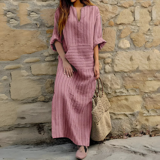 Odile™ | Cotton and Linen Robe