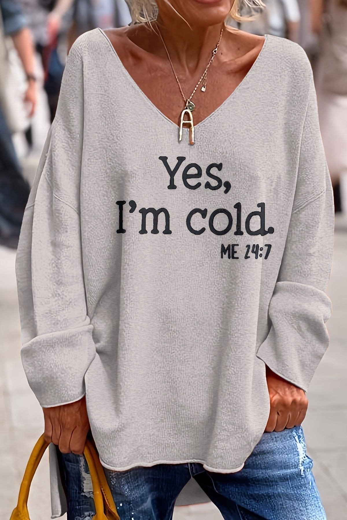 Paula - Ladies casual oversized jumper